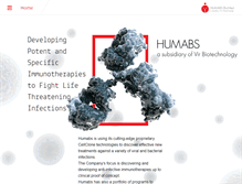 Tablet Screenshot of humabs.com